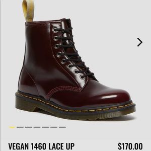 Cherry Red Vegan 1460 Dr. Martens